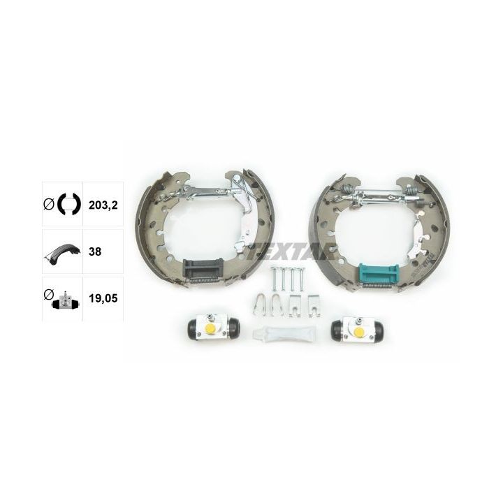 Stabdžių trinkelių komplektas TEXTAR 84065300