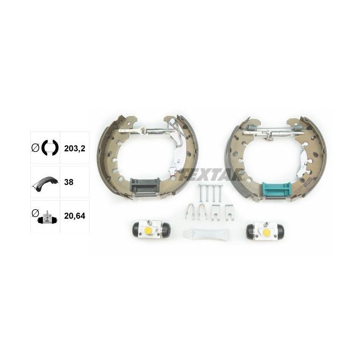 Stabdžių trinkelių komplektas TEXTAR 84065301