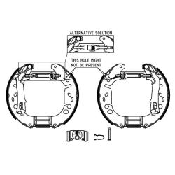 Stabdžių trinkelių komplektas TEXTAR 84065400