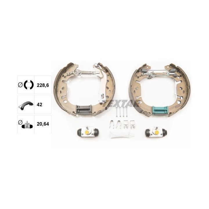 Stabdžių trinkelių komplektas TEXTAR 84065400