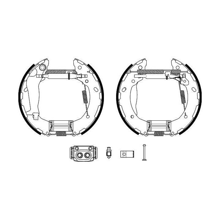 Stabdžių trinkelių komplektas TEXTAR 84072601