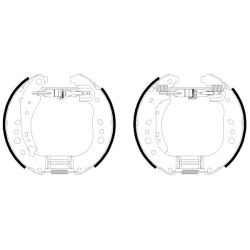 Stabdžių trinkelių komplektas TEXTAR 84081700