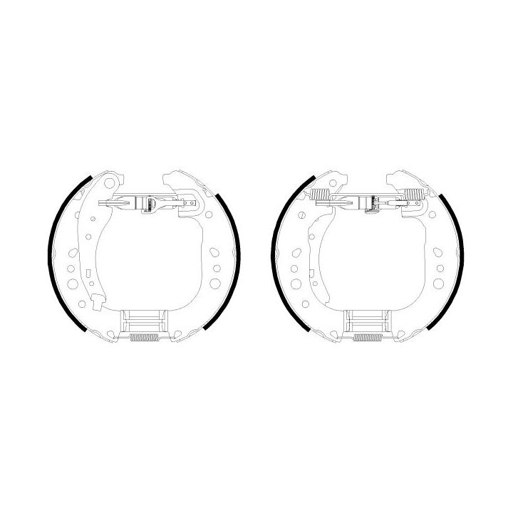 Stabdžių trinkelių komplektas TEXTAR 84081700