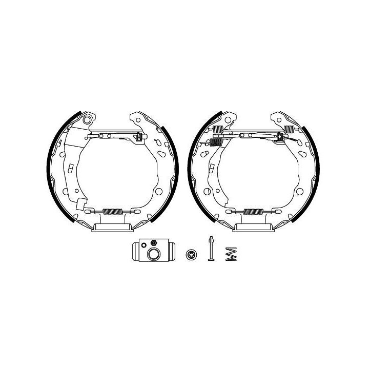 Stabdžių trinkelių komplektas TEXTAR 84083200