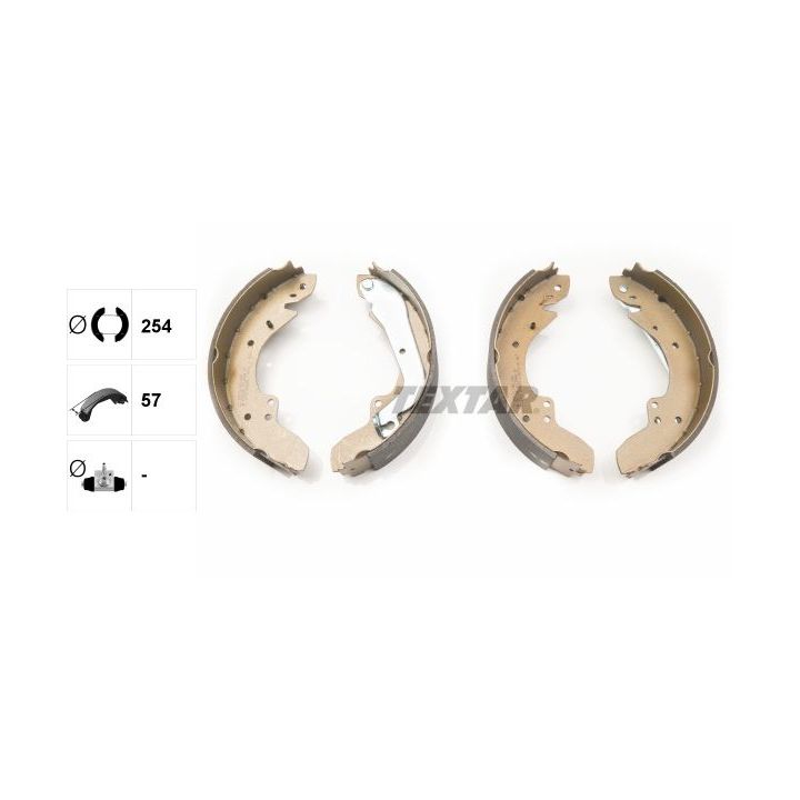 Stabdžių trinkelių komplektas TEXTAR 91030600