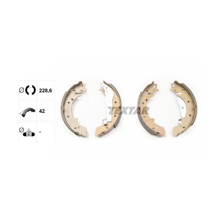 Stabdžių trinkelių komplektas TEXTAR 91033800