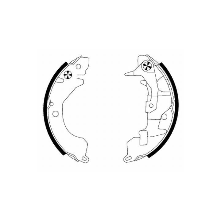 Stabdžių trinkelių komplektas TEXTAR 91036800