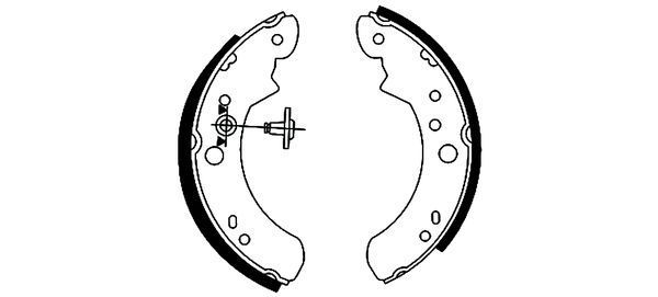 Stabdžių trinkelių komplektas TEXTAR 91037600