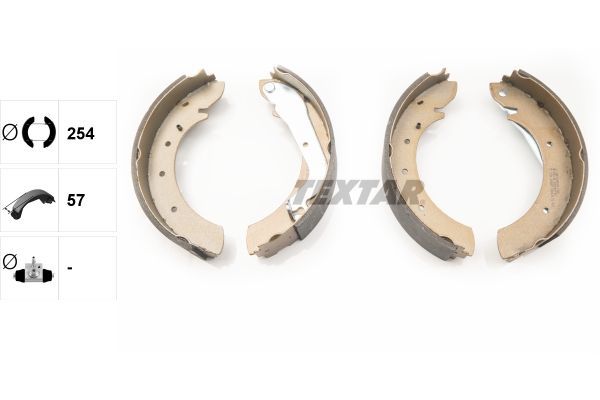 Stabdžių trinkelių komplektas TEXTAR 91039500