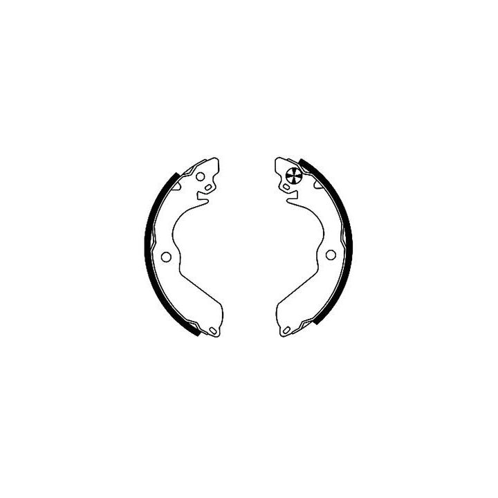 Stabdžių trinkelių komplektas TEXTAR 91045801