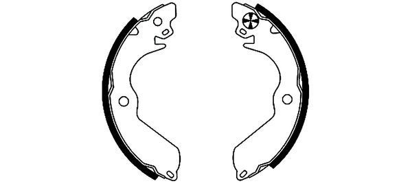 Stabdžių trinkelių komplektas TEXTAR 91045801