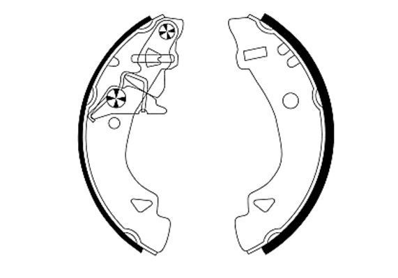 Stabdžių trinkelių komplektas TEXTAR 91048400