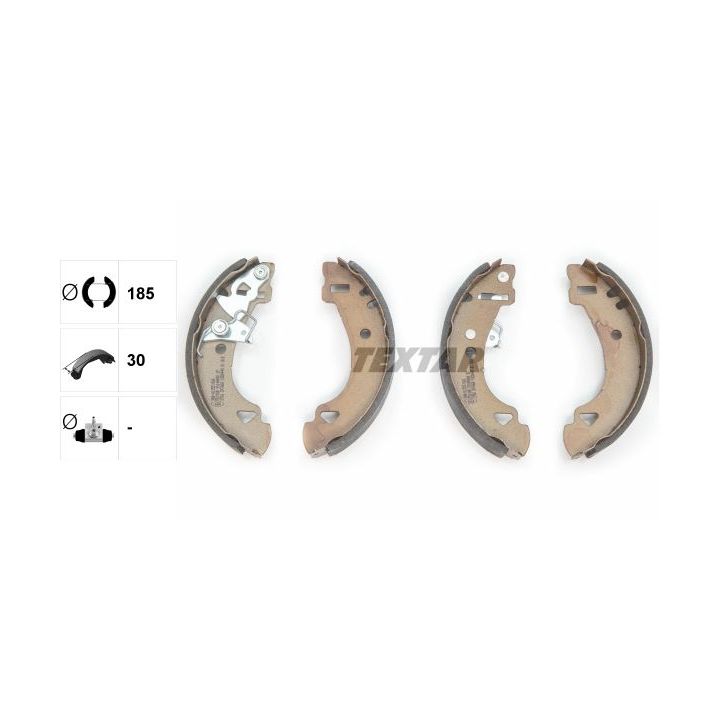 Stabdžių trinkelių komplektas TEXTAR 91048400