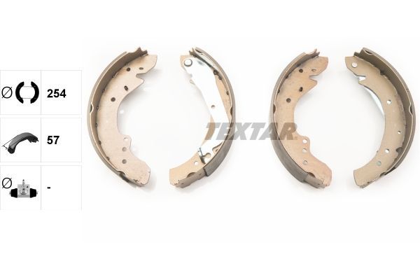Stabdžių trinkelių komplektas TEXTAR 91049700