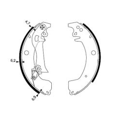 Stabdžių trinkelių komplektas TEXTAR 91049900