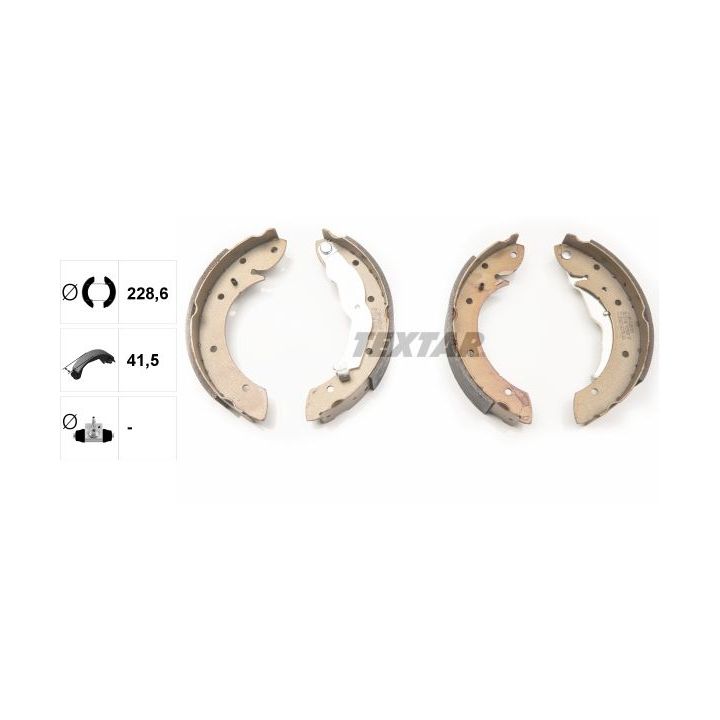 Stabdžių trinkelių komplektas TEXTAR 91050000