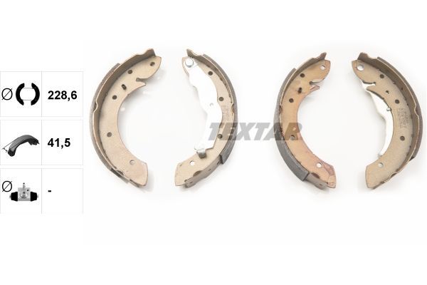 Stabdžių trinkelių komplektas TEXTAR 91050000