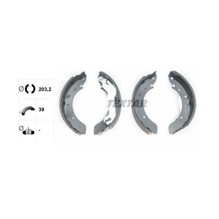 Stabdžių trinkelių komplektas TEXTAR 91052300