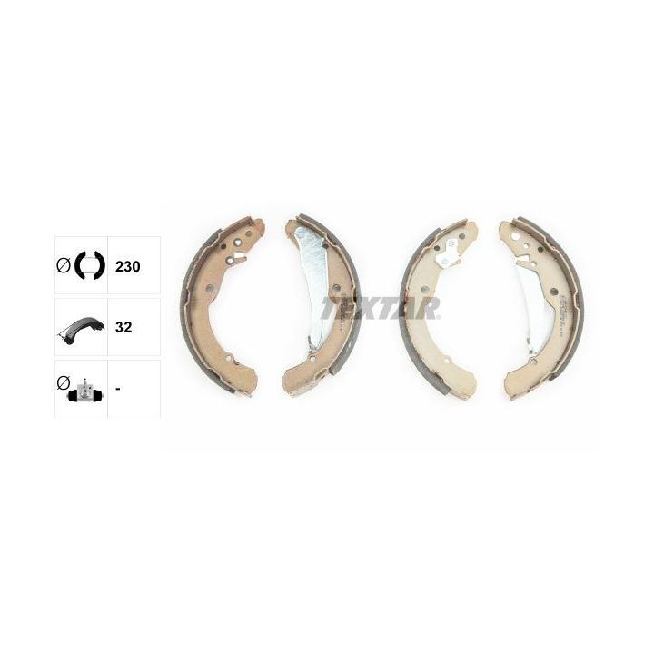 Stabdžių trinkelių komplektas TEXTAR 91052400