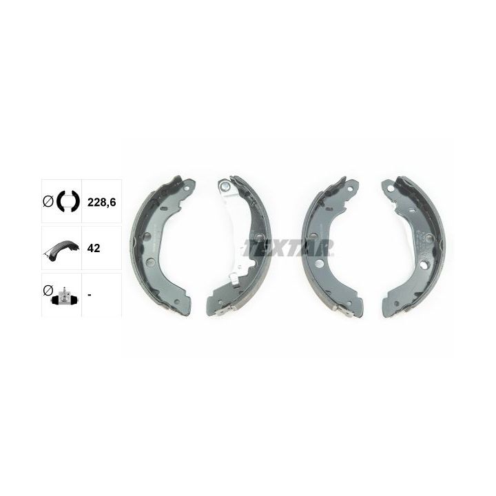 Stabdžių trinkelių komplektas TEXTAR 91052700