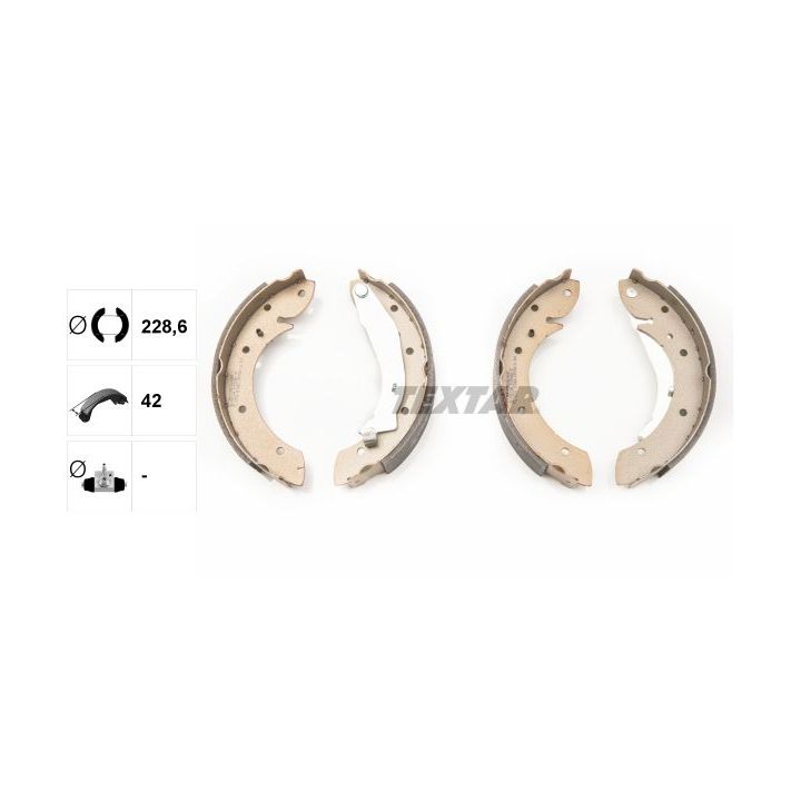 Stabdžių trinkelių komplektas TEXTAR 91052900
