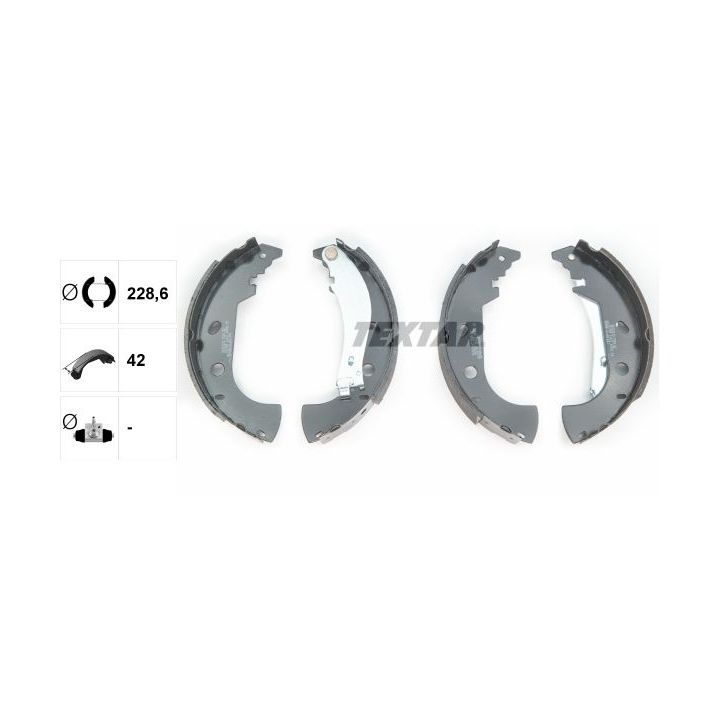 Stabdžių trinkelių komplektas TEXTAR 91053100