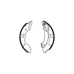 Stabdžių trinkelių komplektas TEXTAR 91054100