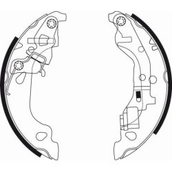 Stabdžių trinkelių komplektas TEXTAR 91054300