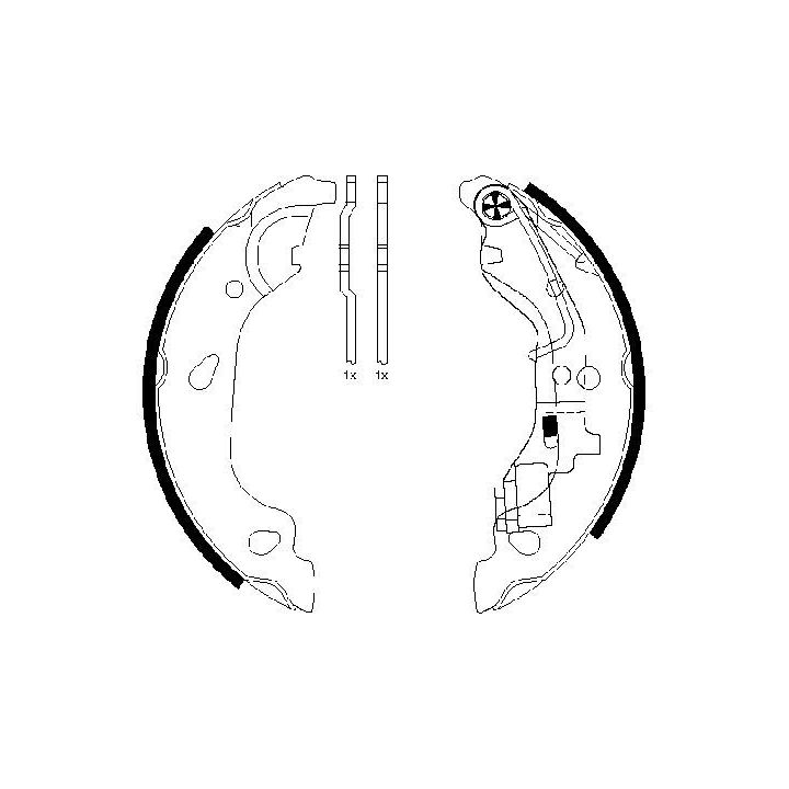 Stabdžių trinkelių komplektas TEXTAR 91054400