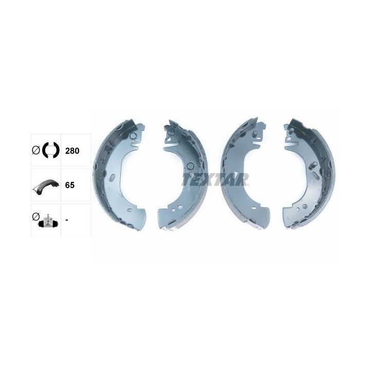 Stabdžių trinkelių komplektas TEXTAR 91054500