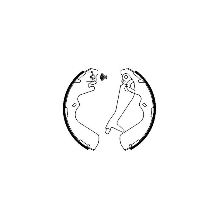 Stabdžių trinkelių komplektas TEXTAR 91055300