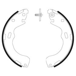 Stabdžių trinkelių komplektas TEXTAR 91055500