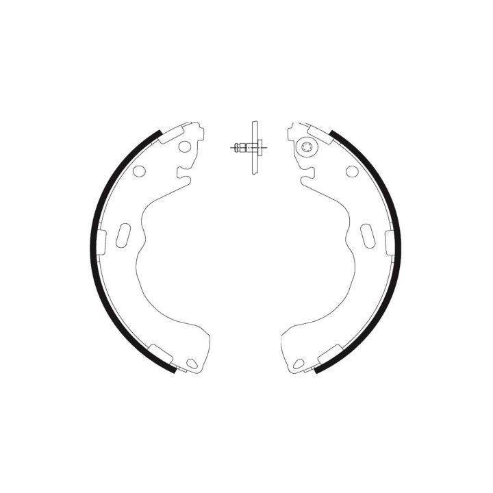 Stabdžių trinkelių komplektas TEXTAR 91055500