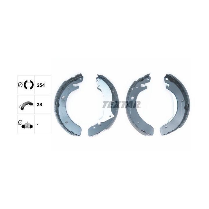 Stabdžių trinkelių komplektas TEXTAR 91055600