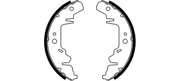Stabdžių trinkelių komplektas TEXTAR 91056000
