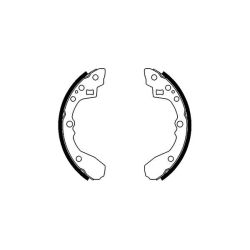 Stabdžių trinkelių komplektas TEXTAR 91056100