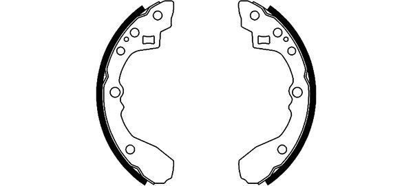 Stabdžių trinkelių komplektas TEXTAR 91056100