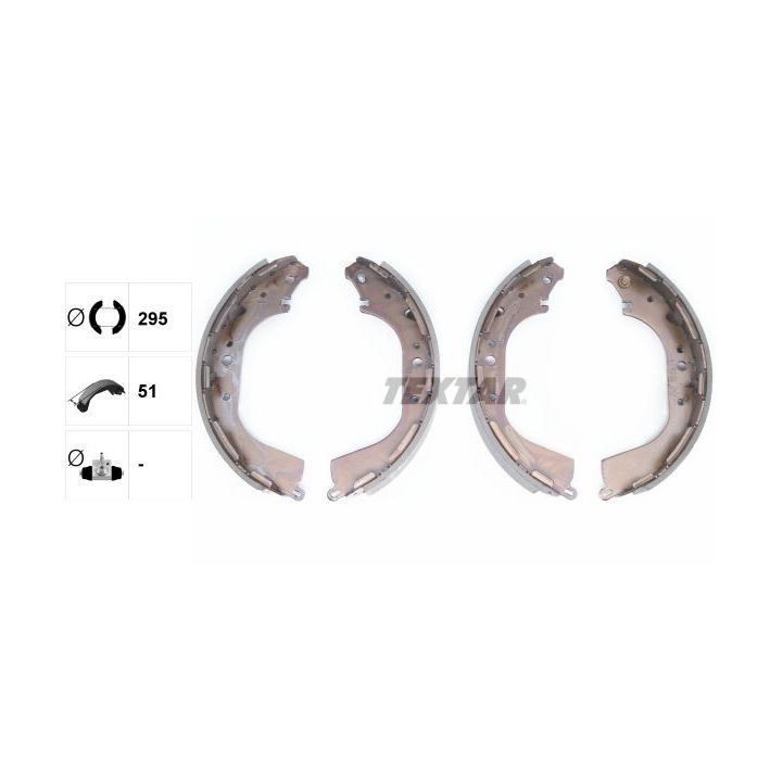 Stabdžių trinkelių komplektas TEXTAR 91056200