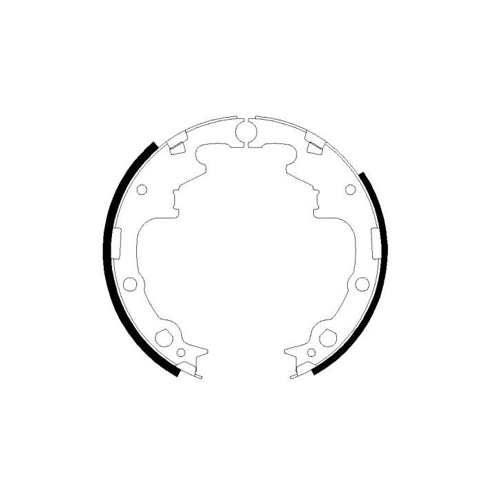 Stabdžių trinkelių komplektas TEXTAR 91056500