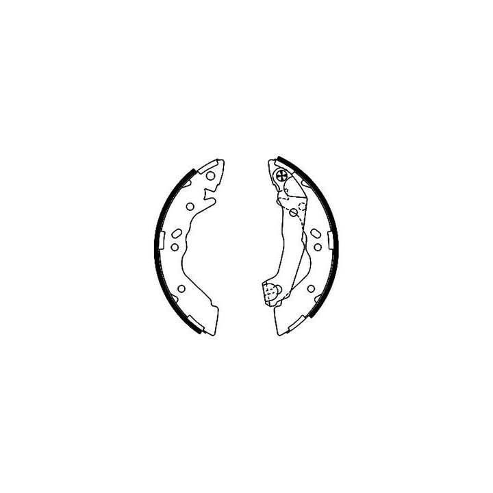 Stabdžių trinkelių komplektas TEXTAR 91056800