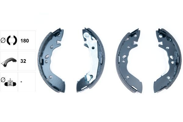 Stabdžių trinkelių komplektas TEXTAR 91056800