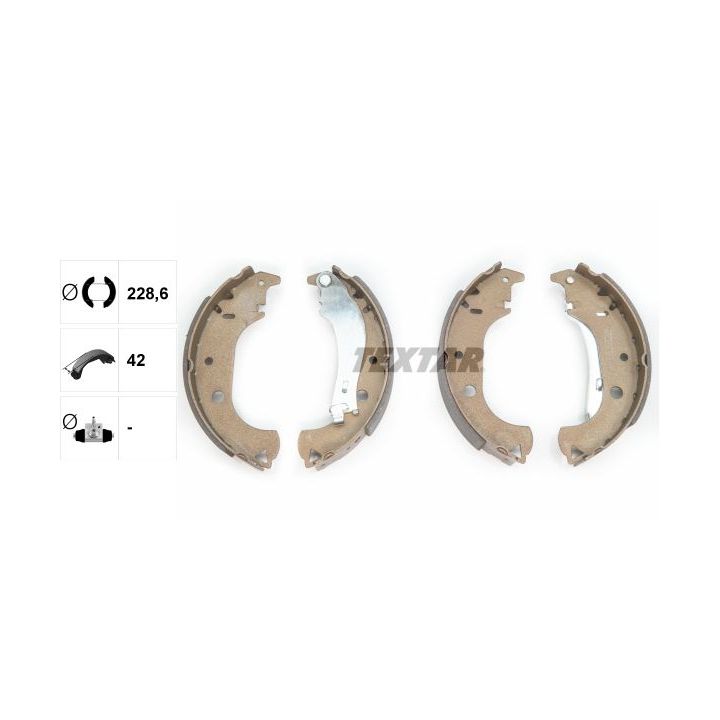 Stabdžių trinkelių komplektas TEXTAR 91059900