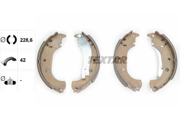 Stabdžių trinkelių komplektas TEXTAR 91059900