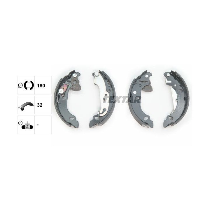 Stabdžių trinkelių komplektas TEXTAR 91060000