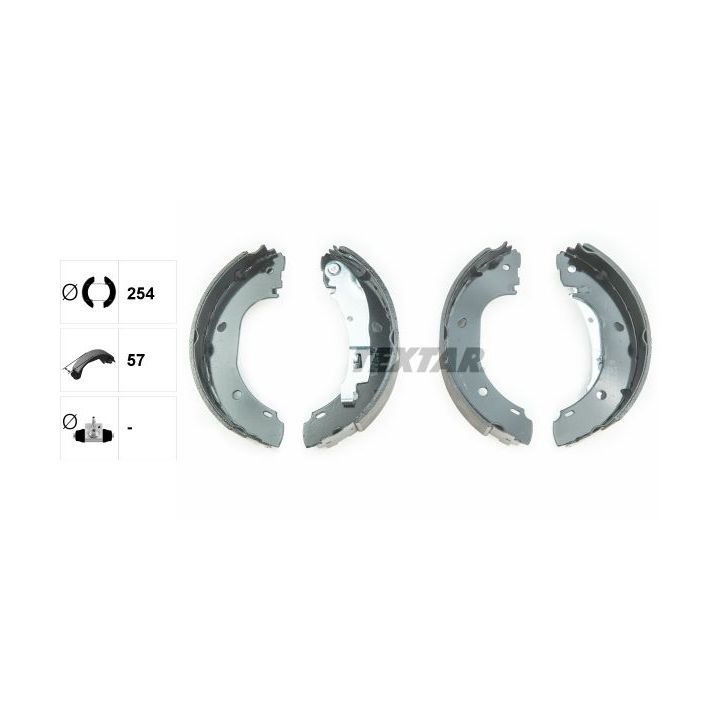 Stabdžių trinkelių komplektas TEXTAR 91060900