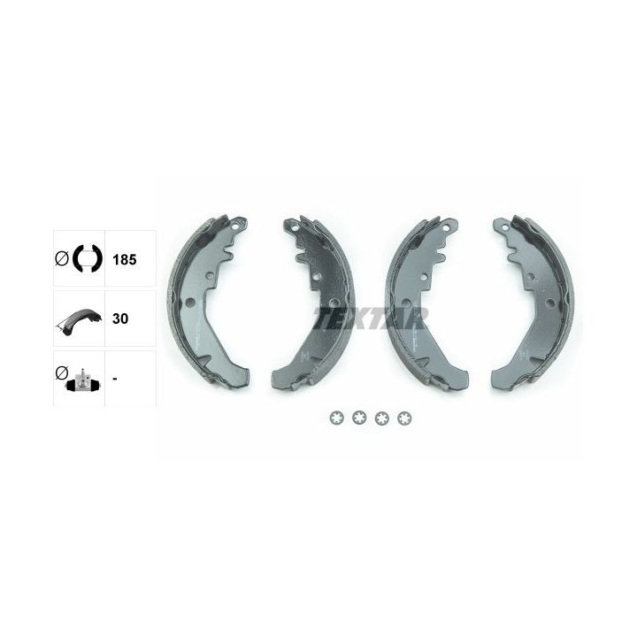 Stabdžių trinkelių komplektas TEXTAR 91061500