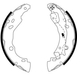 Stabdžių trinkelių komplektas TEXTAR 91061600