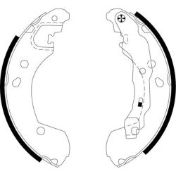 Stabdžių trinkelių komplektas TEXTAR 91062600