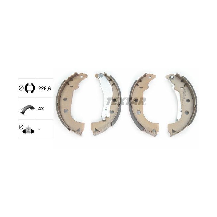 Stabdžių trinkelių komplektas TEXTAR 91064700