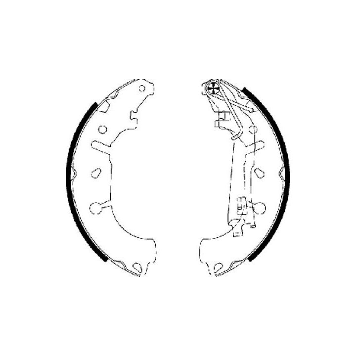 Stabdžių trinkelių komplektas TEXTAR 91065400